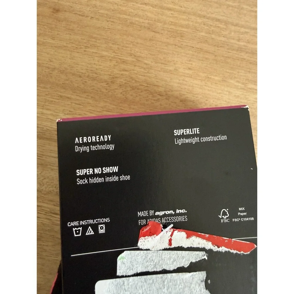 Adidas Women's Superlite AeroReady Super No Show Socks 6 Pair Size 5-10 NWT
